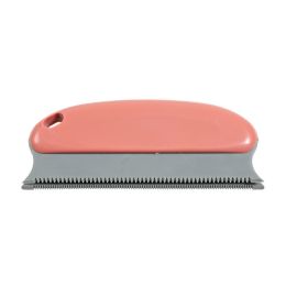 Multifunctional Silicone Pet Hair Removal Comb (Option: Red)