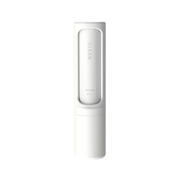 2-1 Reusable Pet Hair Remover Brush Lint Roller Portable Effective Self Cleaning Tool for Cat Dog Fur Hair Dust Removal Brush (Option: White)