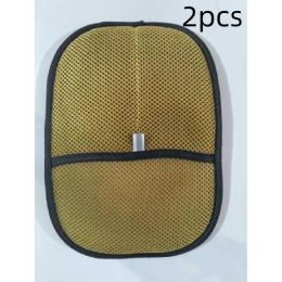 Pet Hair Remover Mitt Pet Hair Remover Gloves Deshedding Brush Glove For Dog Cat Rabbit With Long Short Curly Hair (Option: Light Brown-2PCS)
