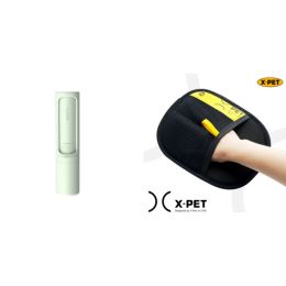 2-1 Reusable Pet Hair Remover Brush Lint Roller Portable Effective Self Cleaning Tool for Cat Dog Fur Hair Dust Removal Brush (Option: Set3)