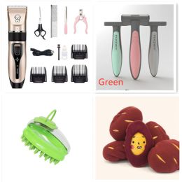 Professional Low Noise Pet Hair Clipper  Easy Grooming For Dogs & Cats (Option: SetA)