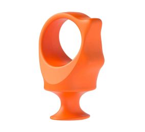 BiteBlock Small - Pets 5-15 lbs- How to brush dog teeth (Color: Orange)